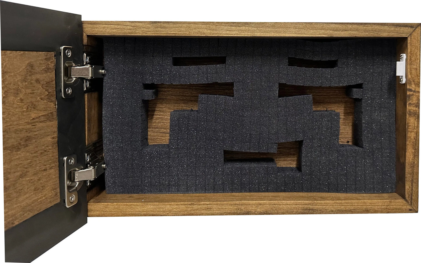 Faith Over Fear Decorative Wall-Mounted Secure Gun Cabinet Bellewood Designs