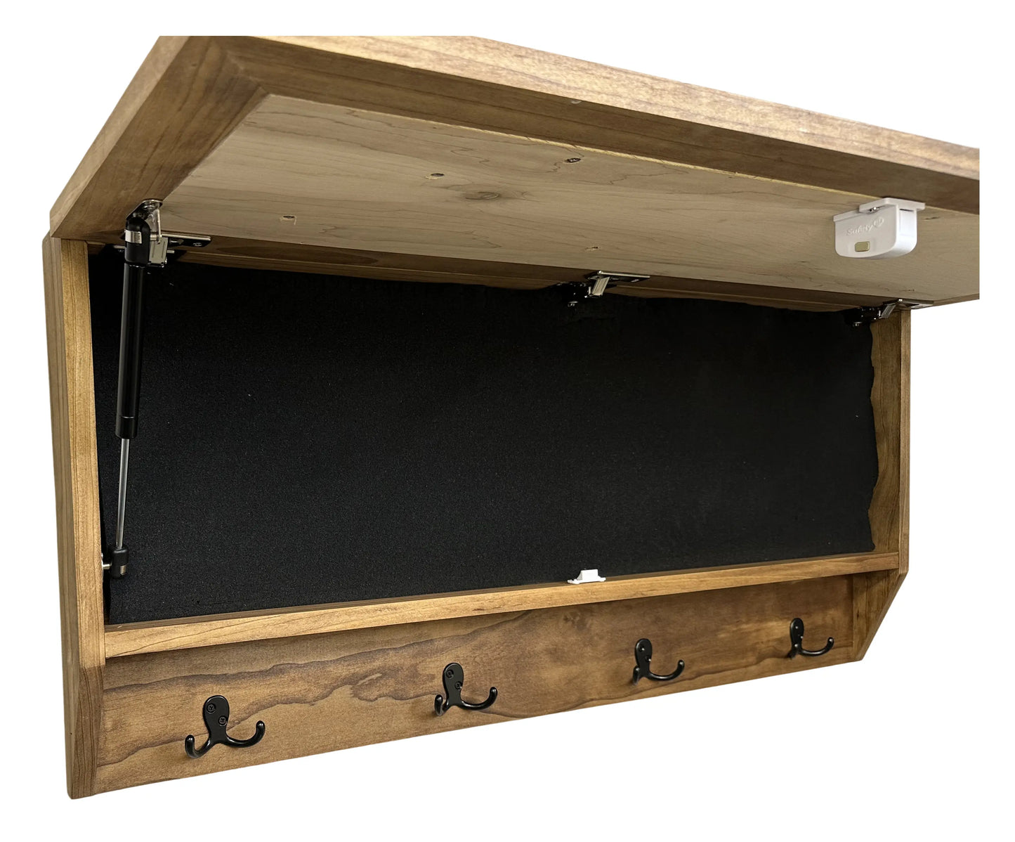 Family Tree Coat Rack Gun Concealment Decor - Handcrafted Wooden Gun Cabinets - Gun Shelf Hidden Storage for Rifles, Shotguns, & Handguns - Quick Access Hidden Wall Safe Bellewood Designs