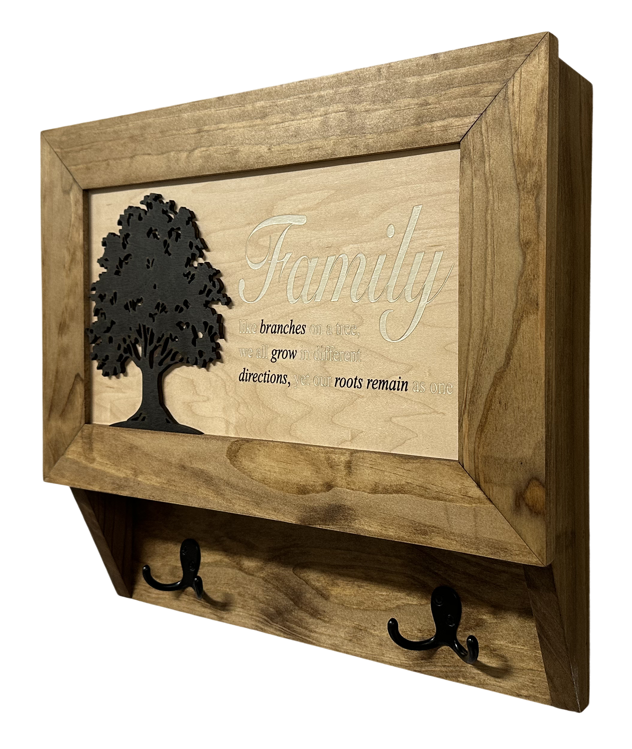 Family Tree Gun Safe Coat Rack - Handcrafted Wooden Gun Cabinets - Gun ...