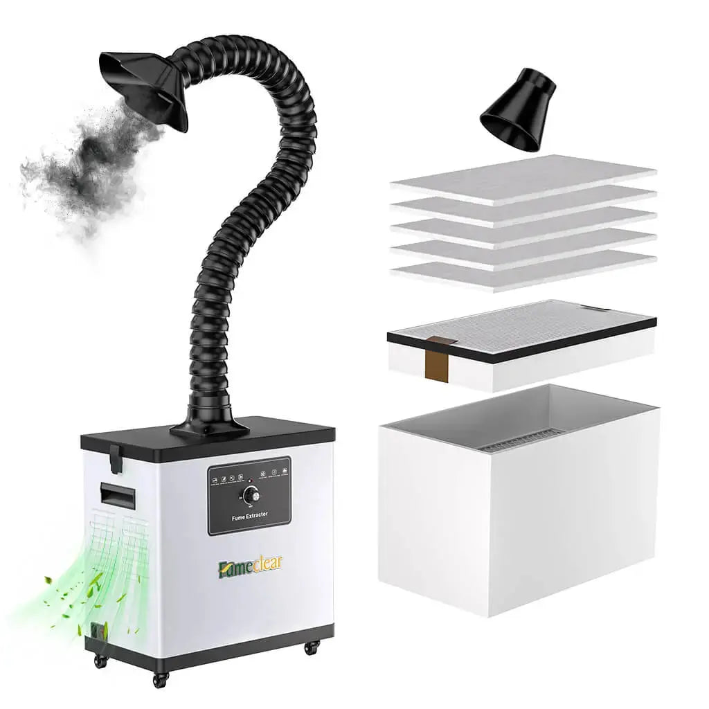 Fume Extractor for Gold Refining & Acid Work – Removes Nitric & Aqua Regia Fumes at Source GTE