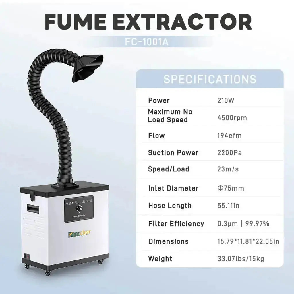 Fume Extractor for Gold Refining & Acid Work – Removes Nitric & Aqua Regia Fumes at Source GTE