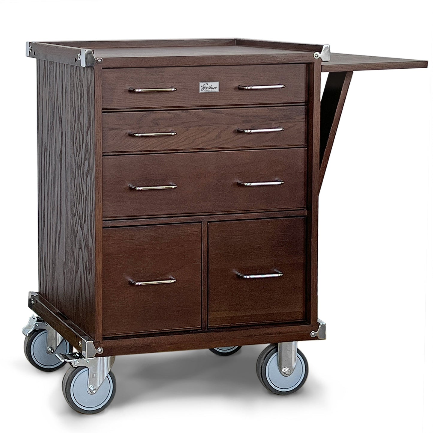 Dark Oak 5-Drawer Roller Cabinet GI-R20-D - Gerstner International