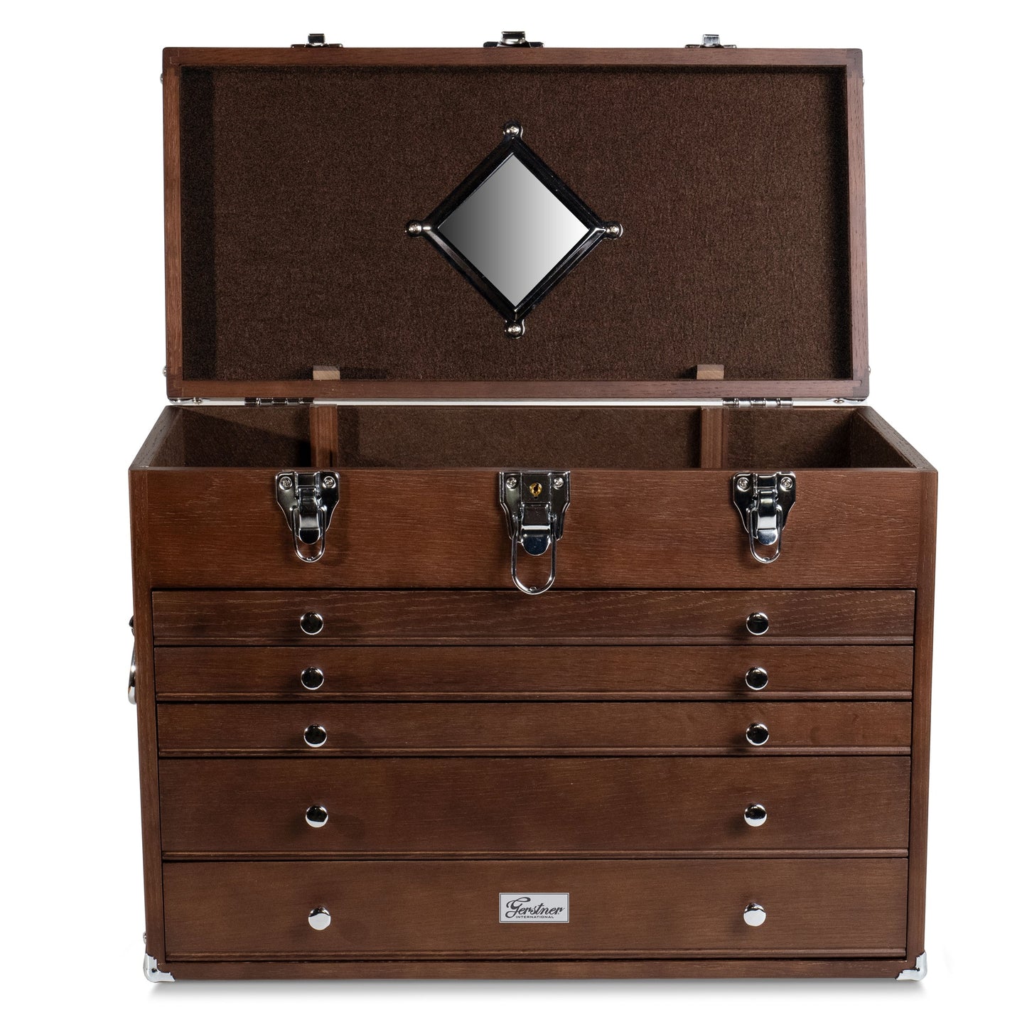 Dark Oak 5-Drawer Top Chest - Gerstner International, GI-T20-D