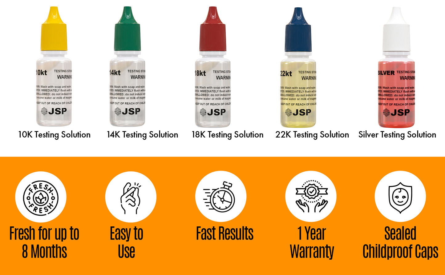 Gold and Silver Jewelry Testing Solutions Kit 10k 14k 18k 22k 24k Scratch Stone Acid Test Scrap Bars Coins