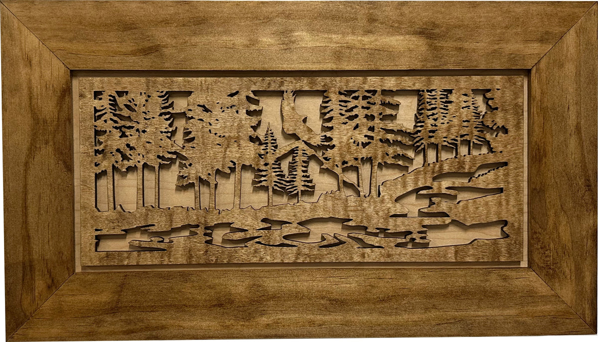 Eagle Stream Hidden Gun Cabinet with Magnetic Lock