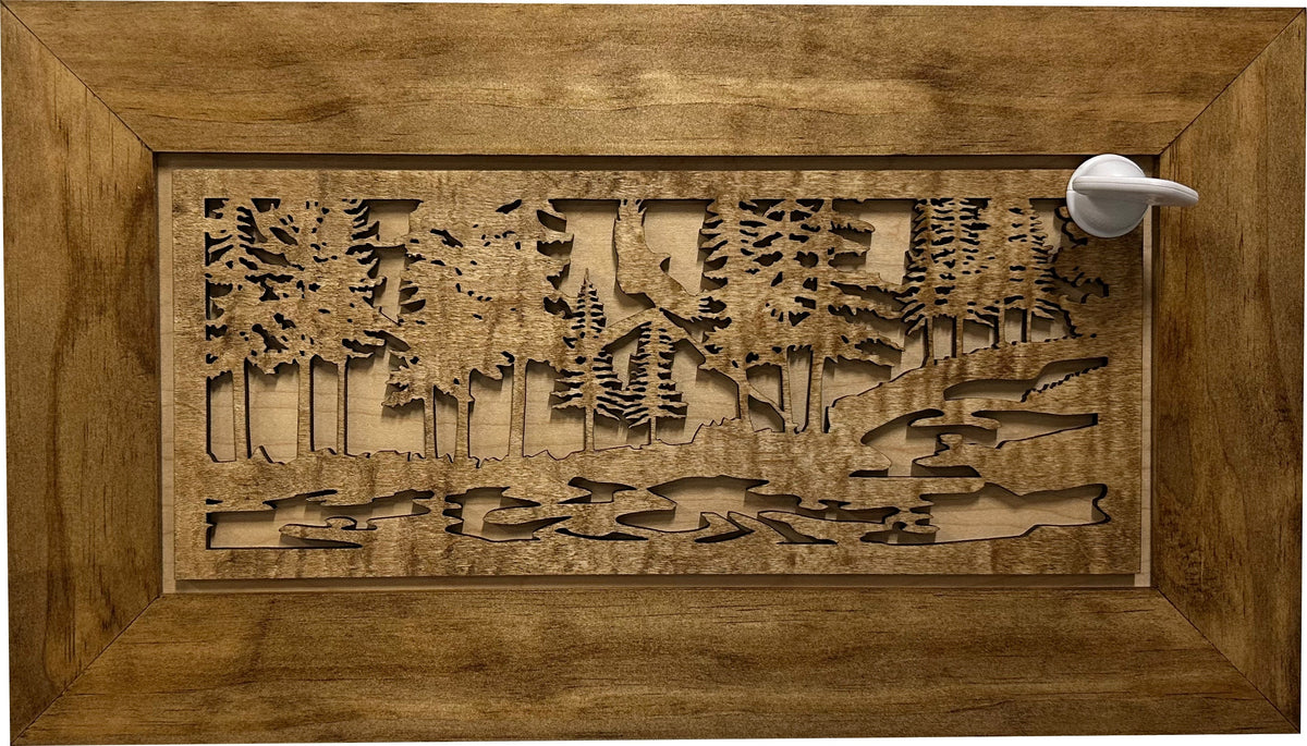 Eagle Stream Hidden Gun Cabinet with Magnetic Lock