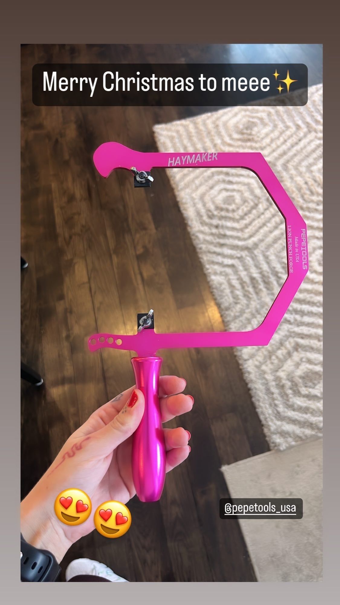 Haymaker Saw in Bright Pink, Special Edition