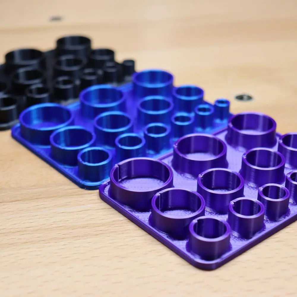 3D Printed Center Positioning Die Holder for Disc Cutter Pepetools