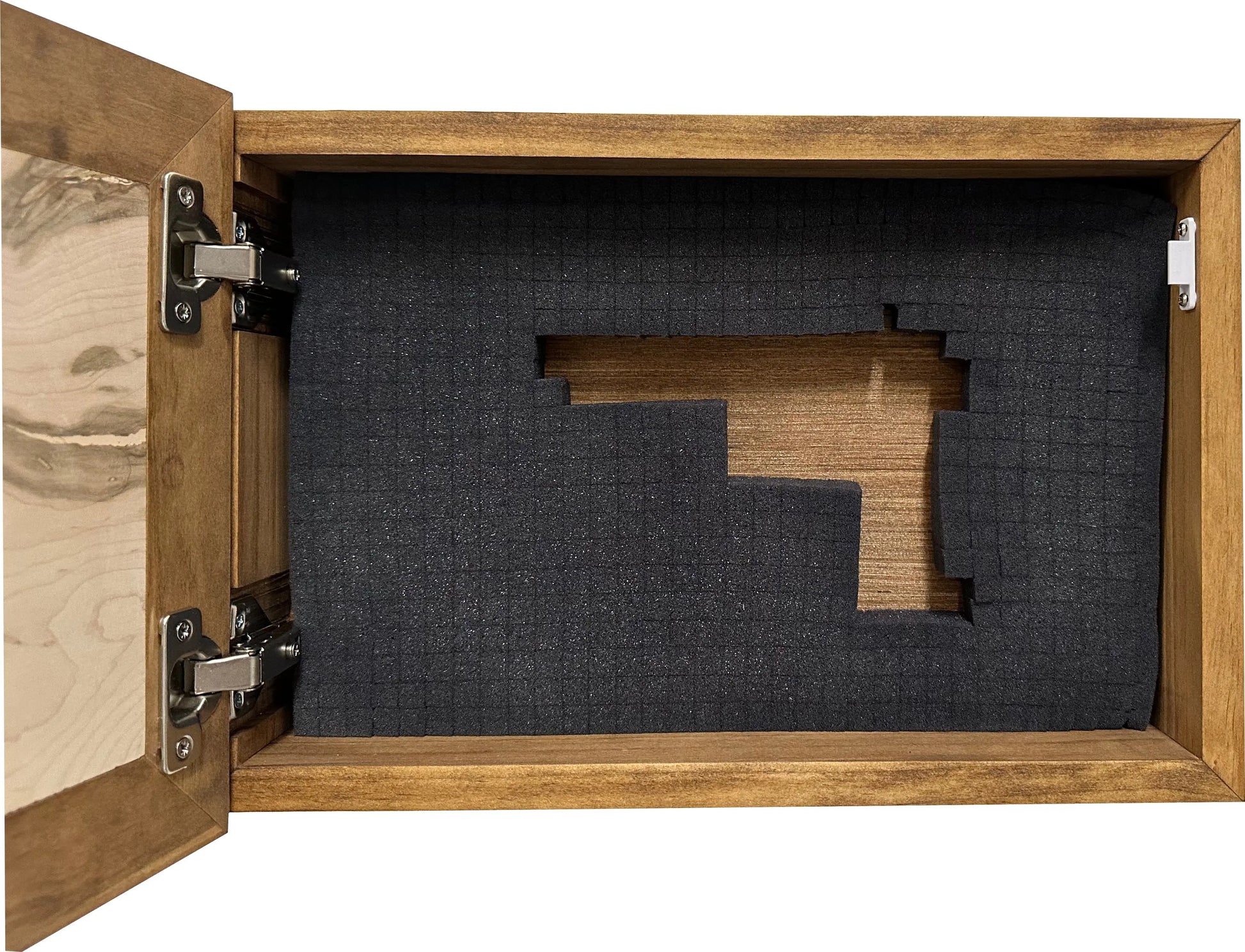 Iwo Jima Flag Raising Decorative Wall-Mounted Secure Gun Cabinet Bellewood Designs