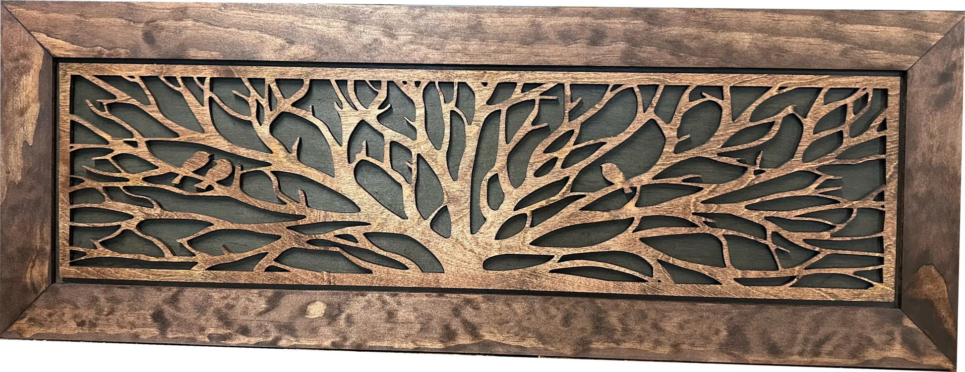 Large Birds in a Tree Gun Concealment Furniture, Concealed Shelf, Hidden Storage for Rifles, Shotguns, & Handguns Bellewood Designs