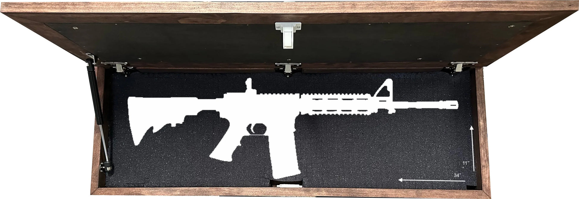 Large Birds in a Tree Gun Concealment Furniture, Concealed Shelf, Hidden Storage for Rifles, Shotguns, & Handguns Bellewood Designs