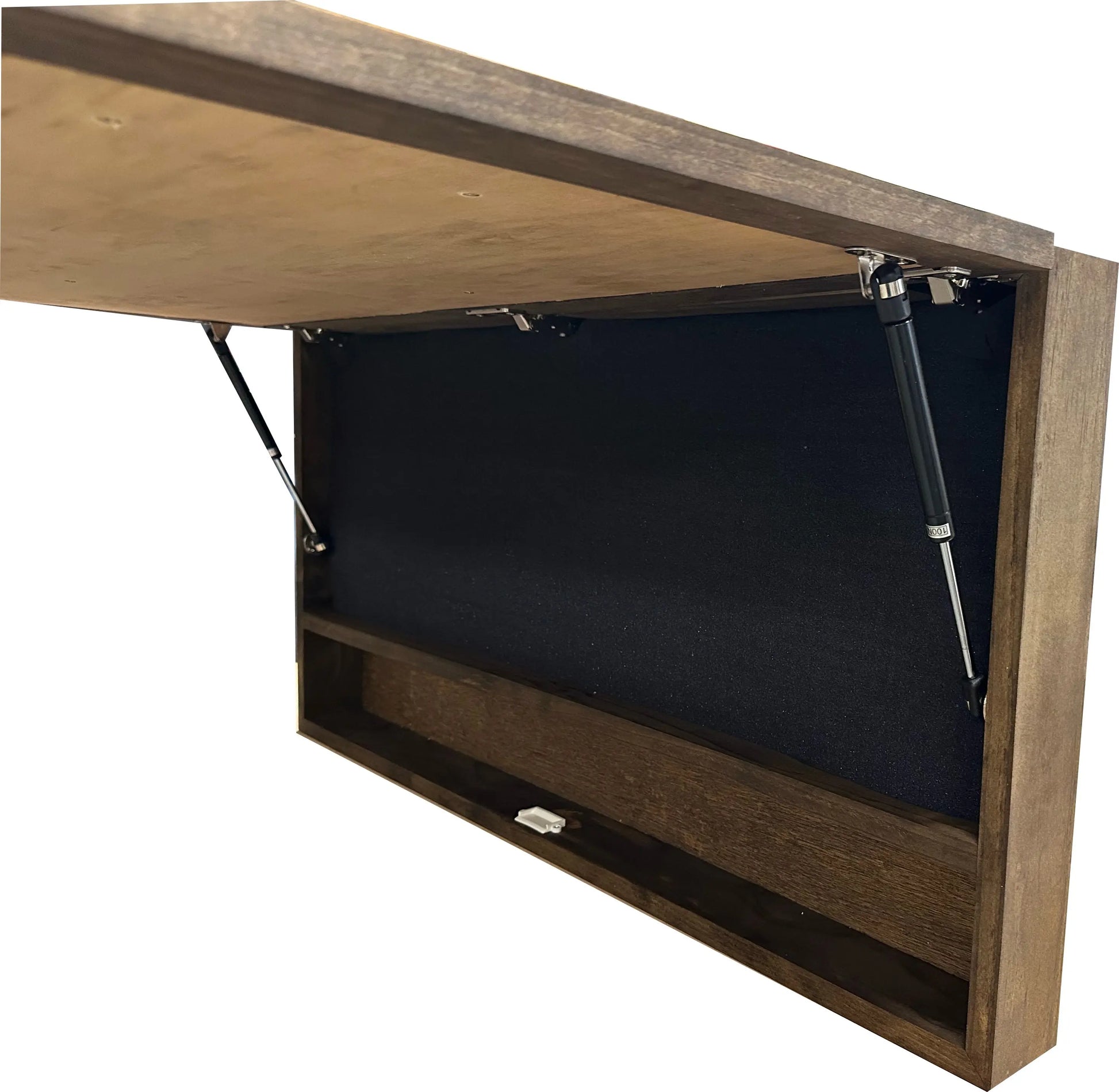 Large Hidden Gun Storage Cabinet Wall Decor - Deer and Moose In The Woods Scene Bellewood Designs