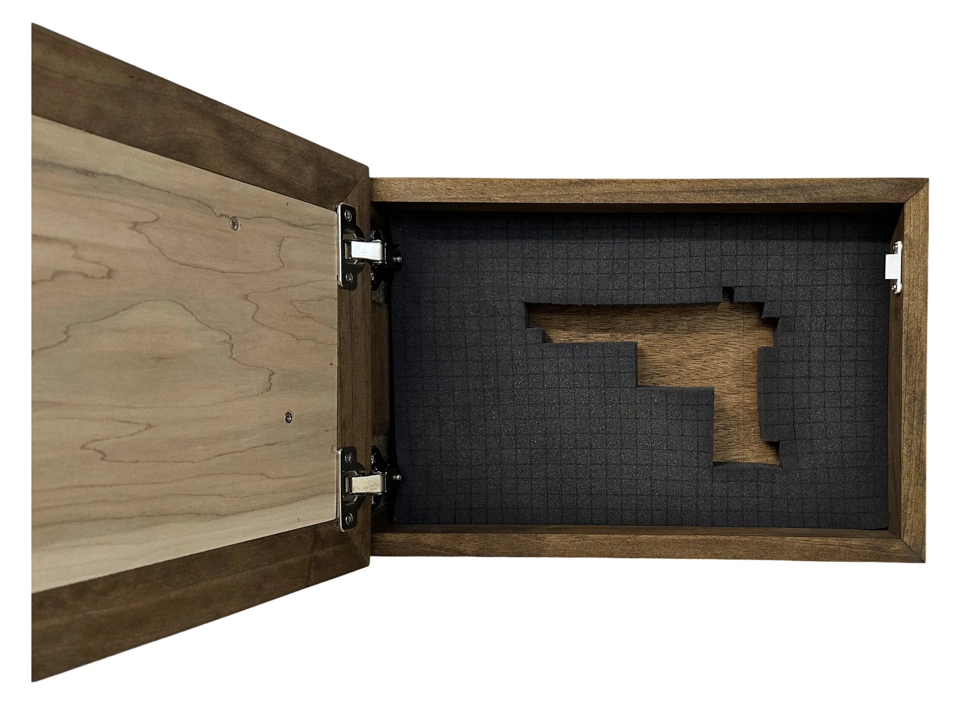 Moose in the Woods Gun Concealment Furniture - Handcrafted Hidden Gun Storage Wall Decor - Hidden Gun Shelf with Magnetic Lock for Quick Access Bellewood Designs
