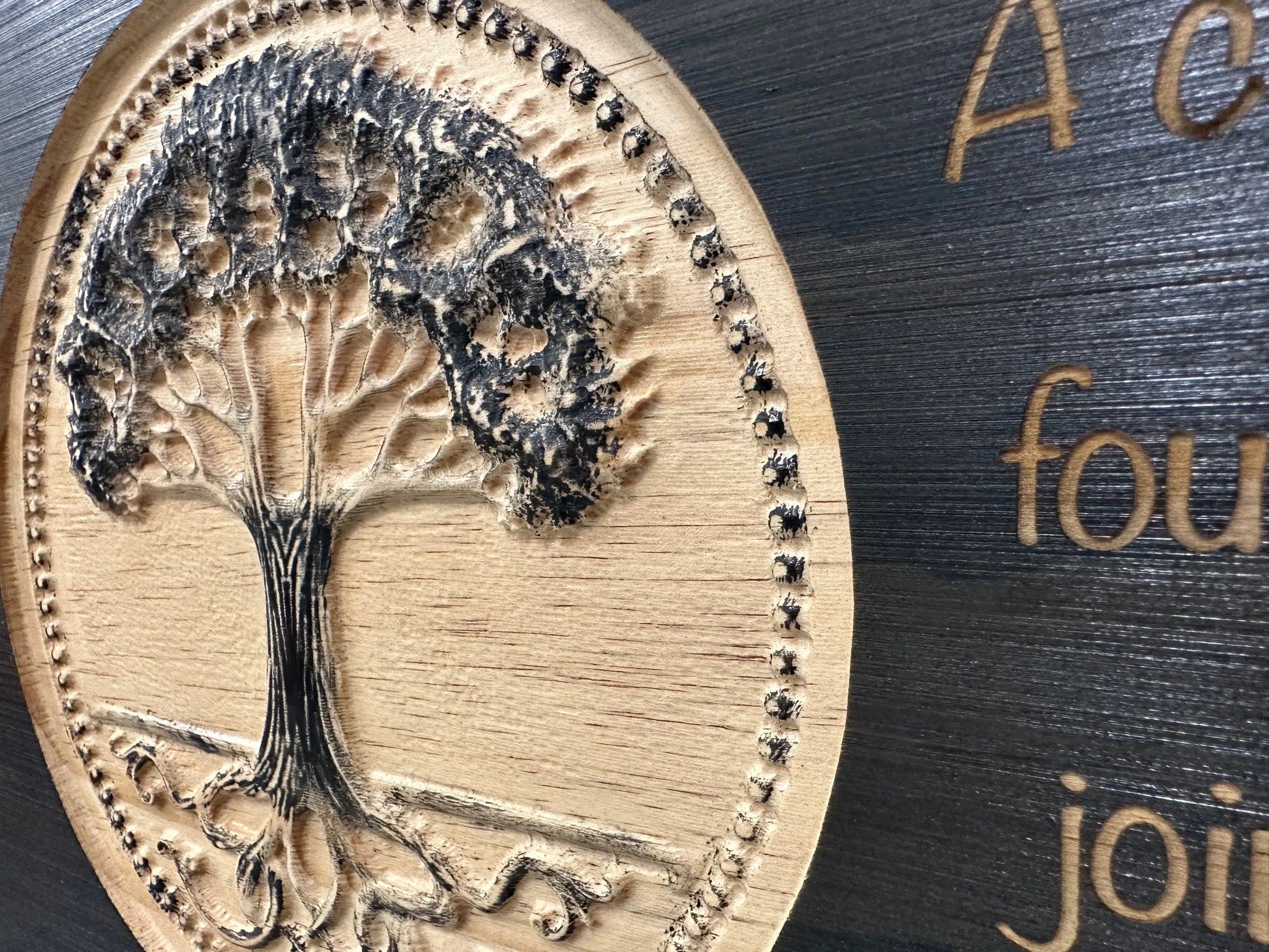 Our Family Tree Roots Wall Decoration Gun Safe - Securely Store Your Gun Safely in Plain Sight Bellewood Designs