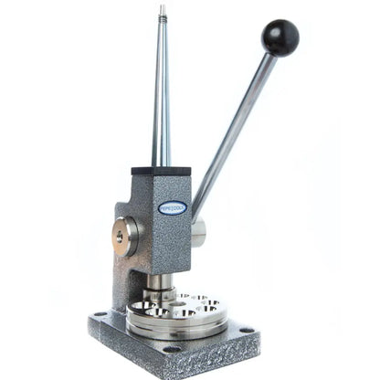 Front view of Ring Stretcher with Ductile Frame ULTRA Series showcasing its hand-operated lever on a white background