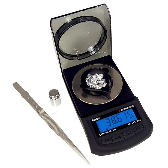 Portable Carat Scale, 100ct x 0.005ct - GEMORO PCT101
