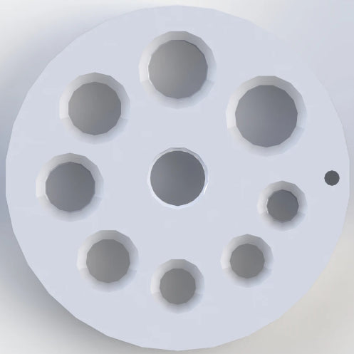 Reducing Die & Push Rod for Ring Stretcher (DELRIN)