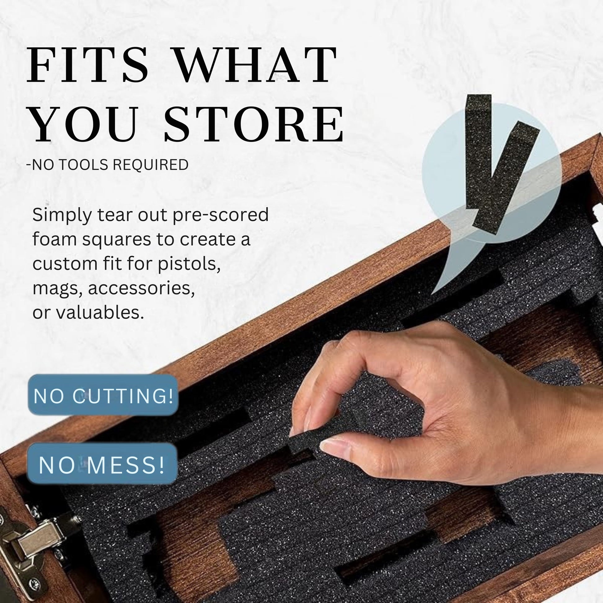 Rustic Diamond Hidden Gun Cabinet – Ornate Concealment Coat Rack with Multi-Purpose Hooks Bellewood Designs