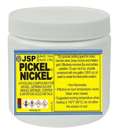 Pickling Compound for Metal Refining 2.5LBS – Dry Granular Formula (Nickel, Copper, Brass, Bronze, Imitation Gold) JSP®
