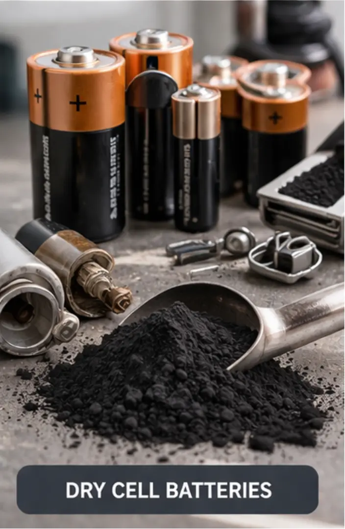 manganese dioxide powder used in dry cell battery and catalyst applications