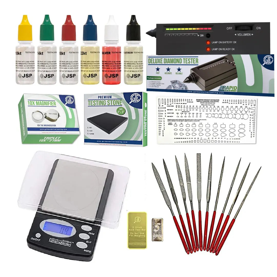 Grail Testing Kit Gold & Silver Testing Kits & Precious Metal Refining Tools – GOLD ...
