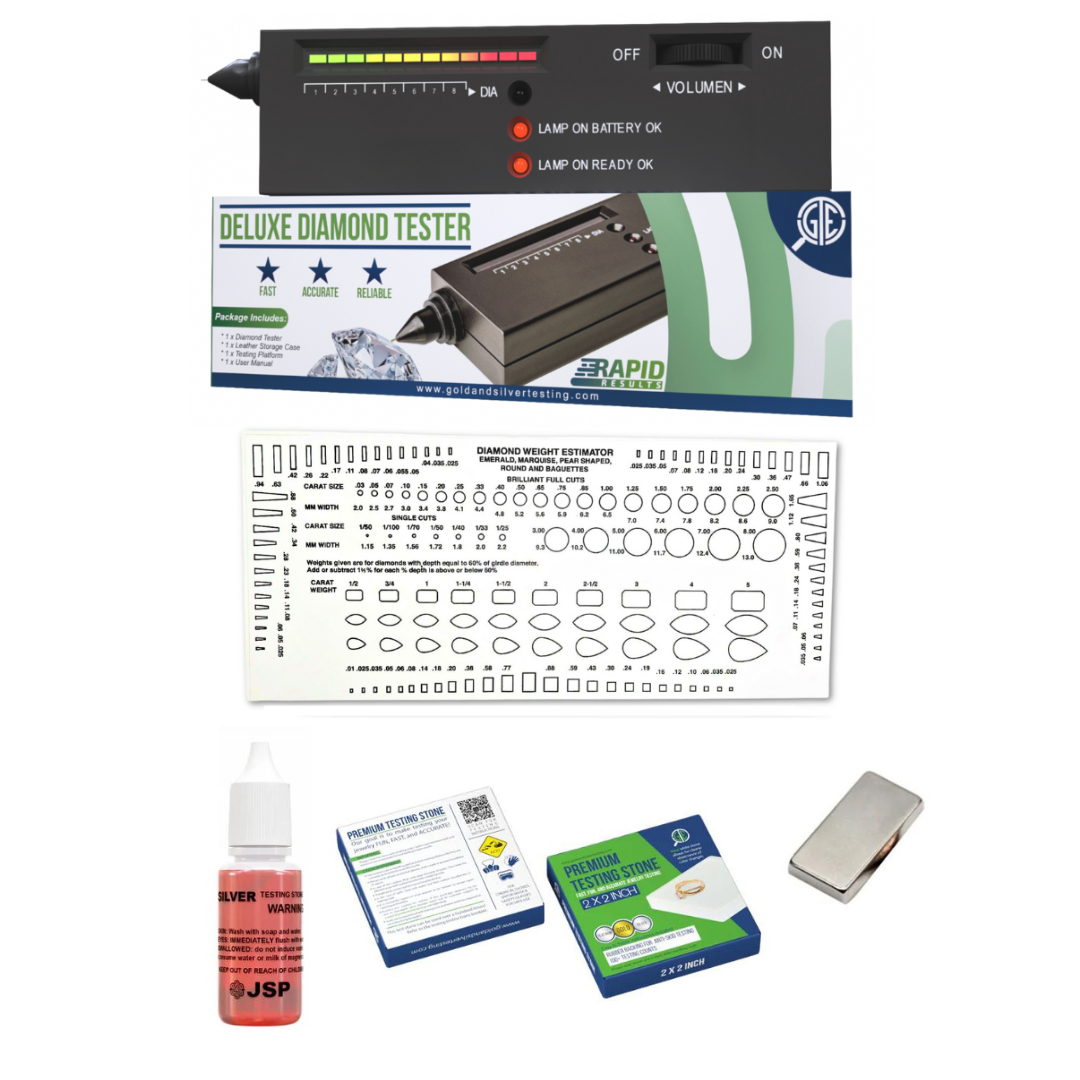 Silver Testing Kit: Accurate Silver & Sterling Testing – GOLD TESTING ...
