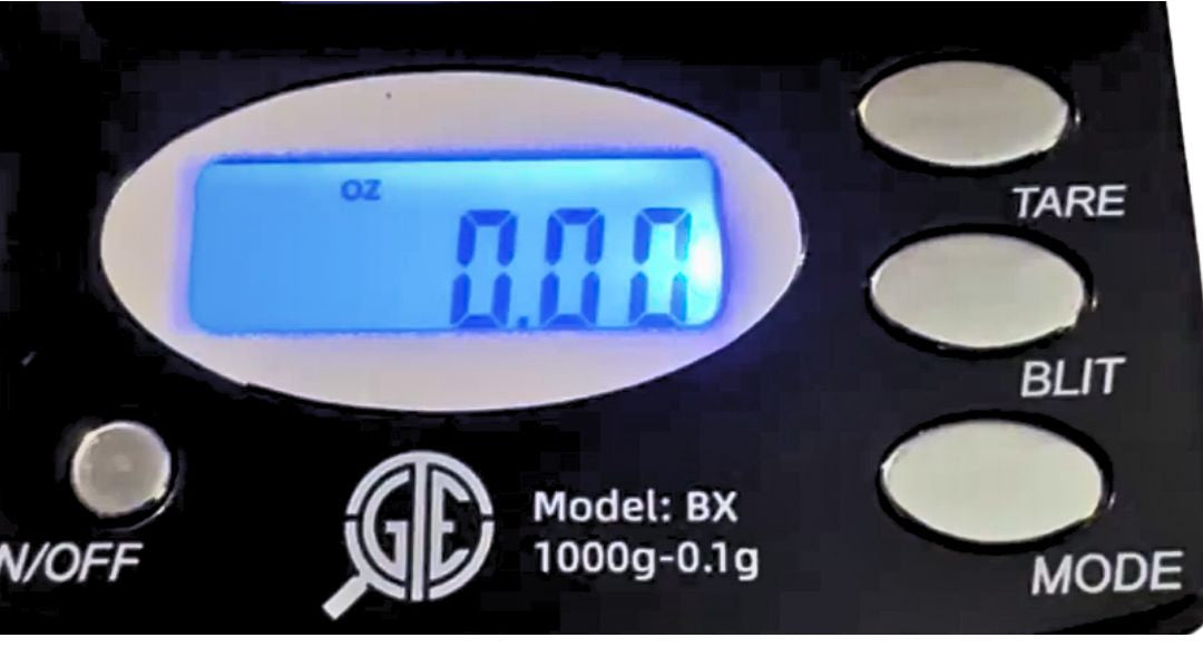 GTE 1000BX Professional Digital Jewelry Scale – 6 Modes: g, oz, gn, ct, ozt, dwt - 1000g × 01g Accuracy (Copy)