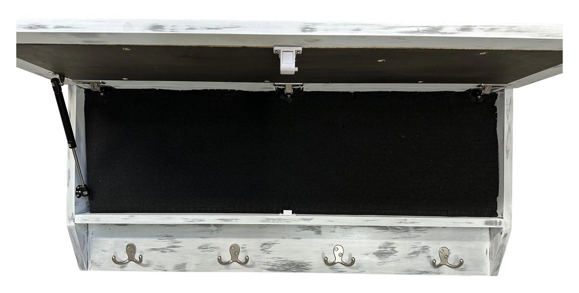 Winter Family Tree Gun Concealment Decor - Handcrafted Wooden Gun Cabinets - Gun Shelf Hidden Storage for Rifles, Shotguns, & Handguns - Quick Access Hidden Wall Safe Bellewood Designs