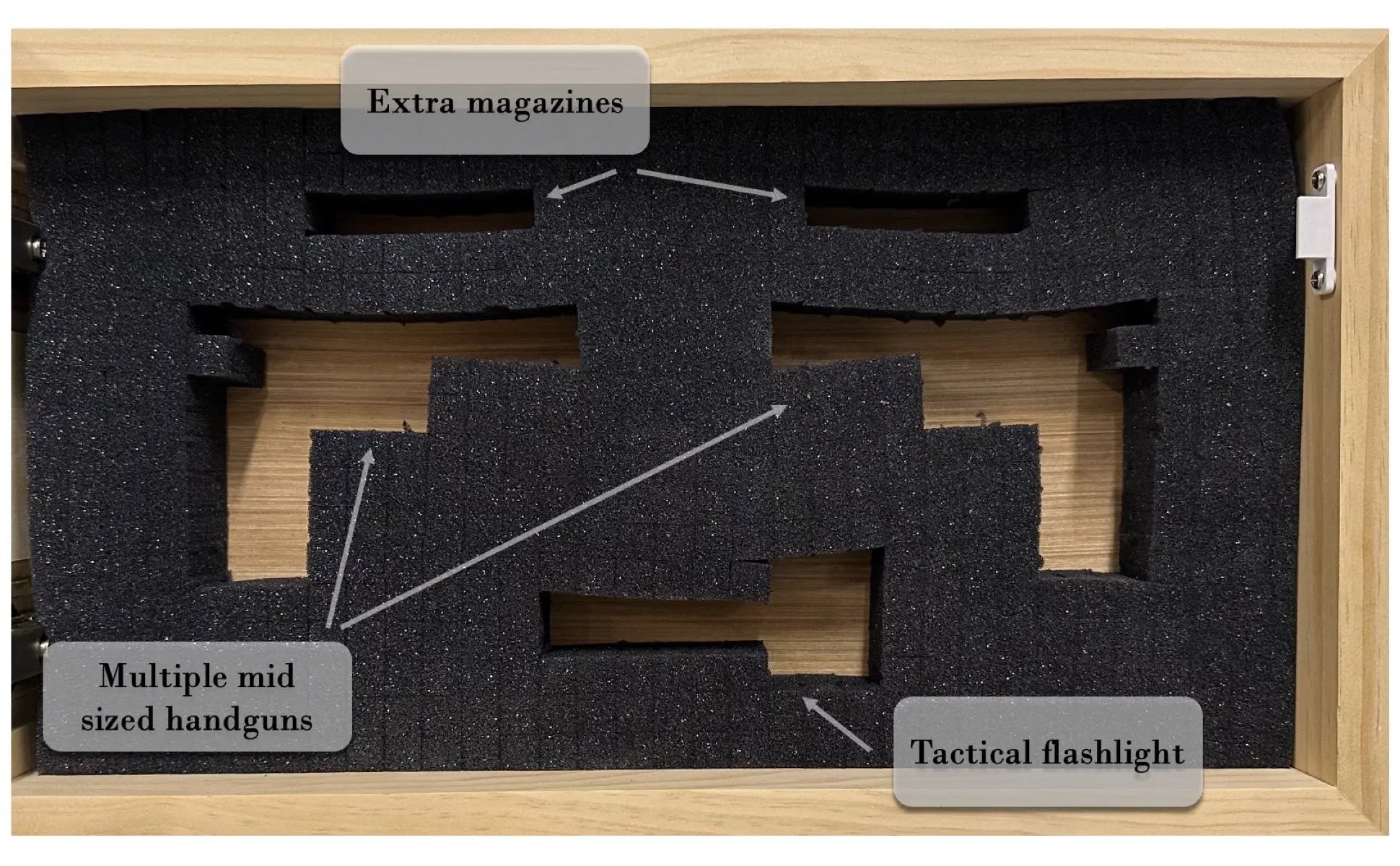 Wood Gun Cabinet Bears In The Woods Wall Decoration - Hidden Gun Safe To Securely Store Your Gun In Plain Sigh Bellewood Designs