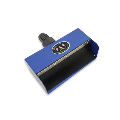 Angled view of 10 inch Header Box Kit showcasing blue and black housing with Dream Mat label on white background