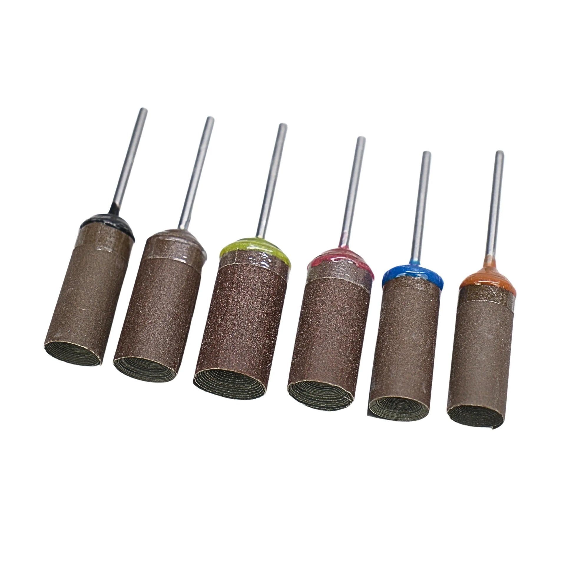 Mounted A/O Sandpaper Cartridge Roll - Japanese, Peel and Cut, 3/32" Shank Pepetools