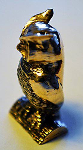 Front view of Bronze Filamet showing a shiny bronze-colored sculptural print against a light background