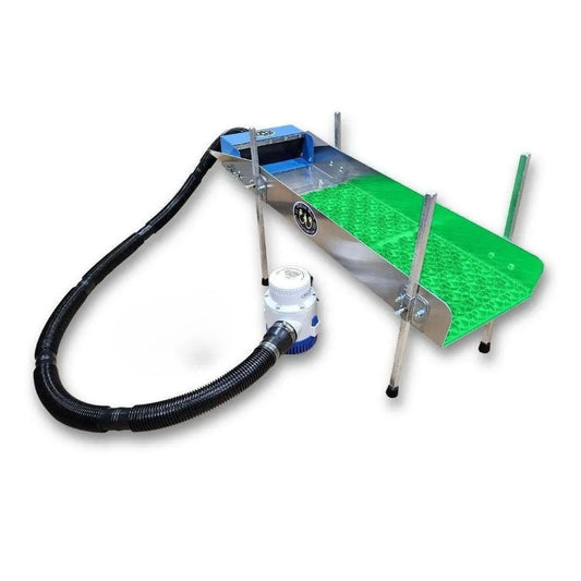 10X35 Power Sluice Box Kit with Dream Mat + 18" leg Kit | Gold Prospecting Equipment Prospectors Dream