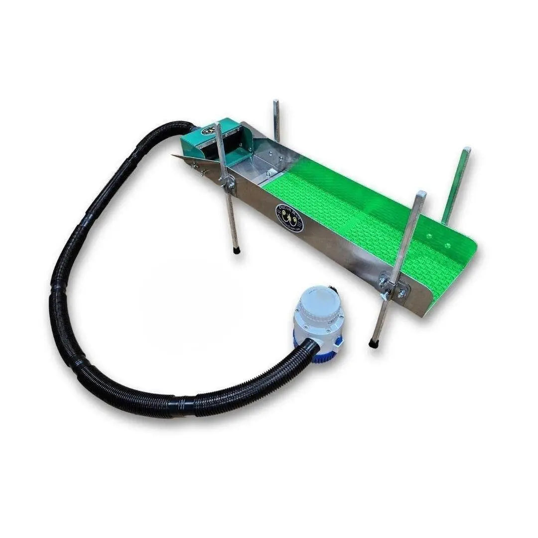 8X35 Power Sluice Box Kit with Dream Mat + 18" leg Kit | Gold Prospecting Equipment Prospectors Dream