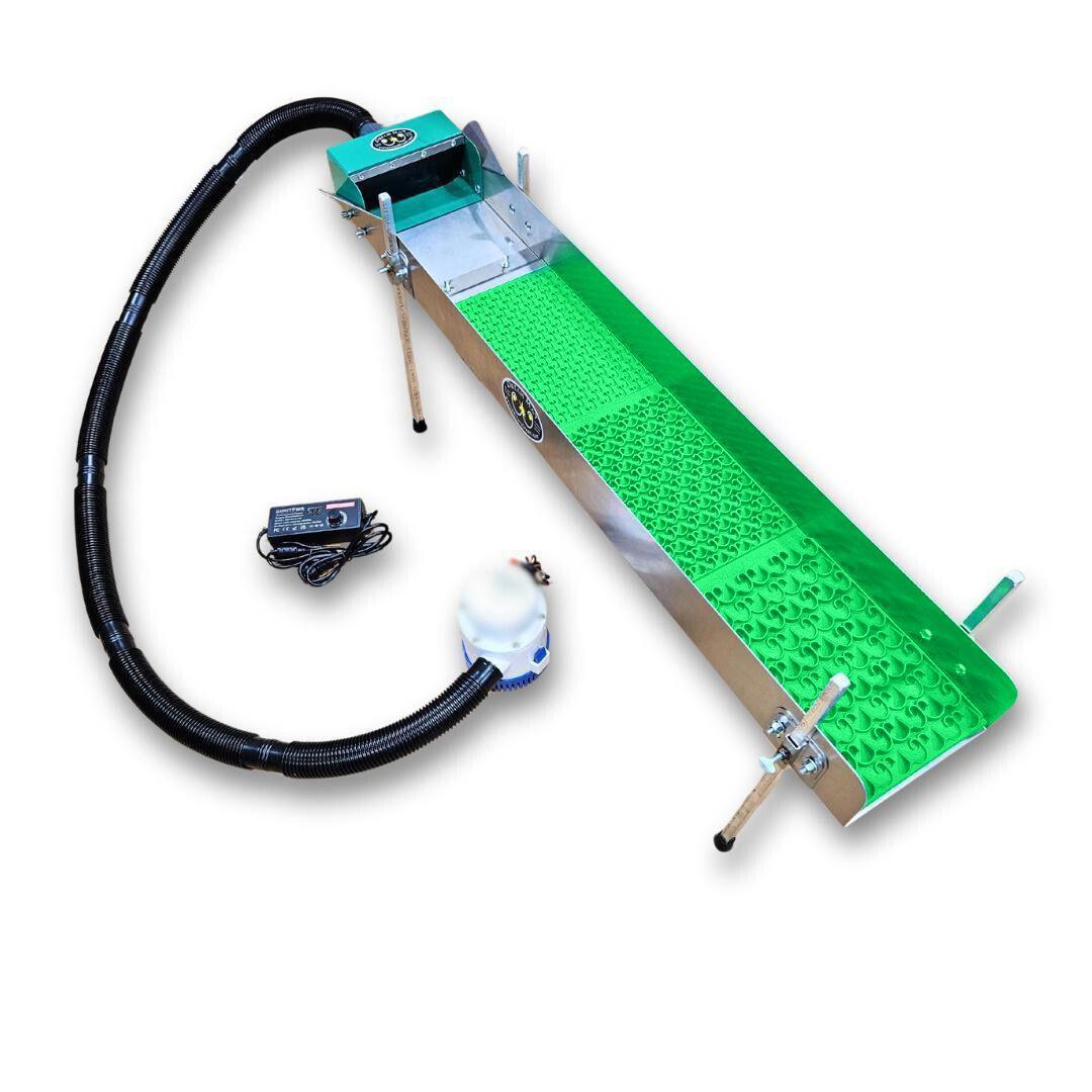 8X47 Power Sluice Box Kit with Dream Mat + 18" leg Kit | Gold Prospecting Equipmen