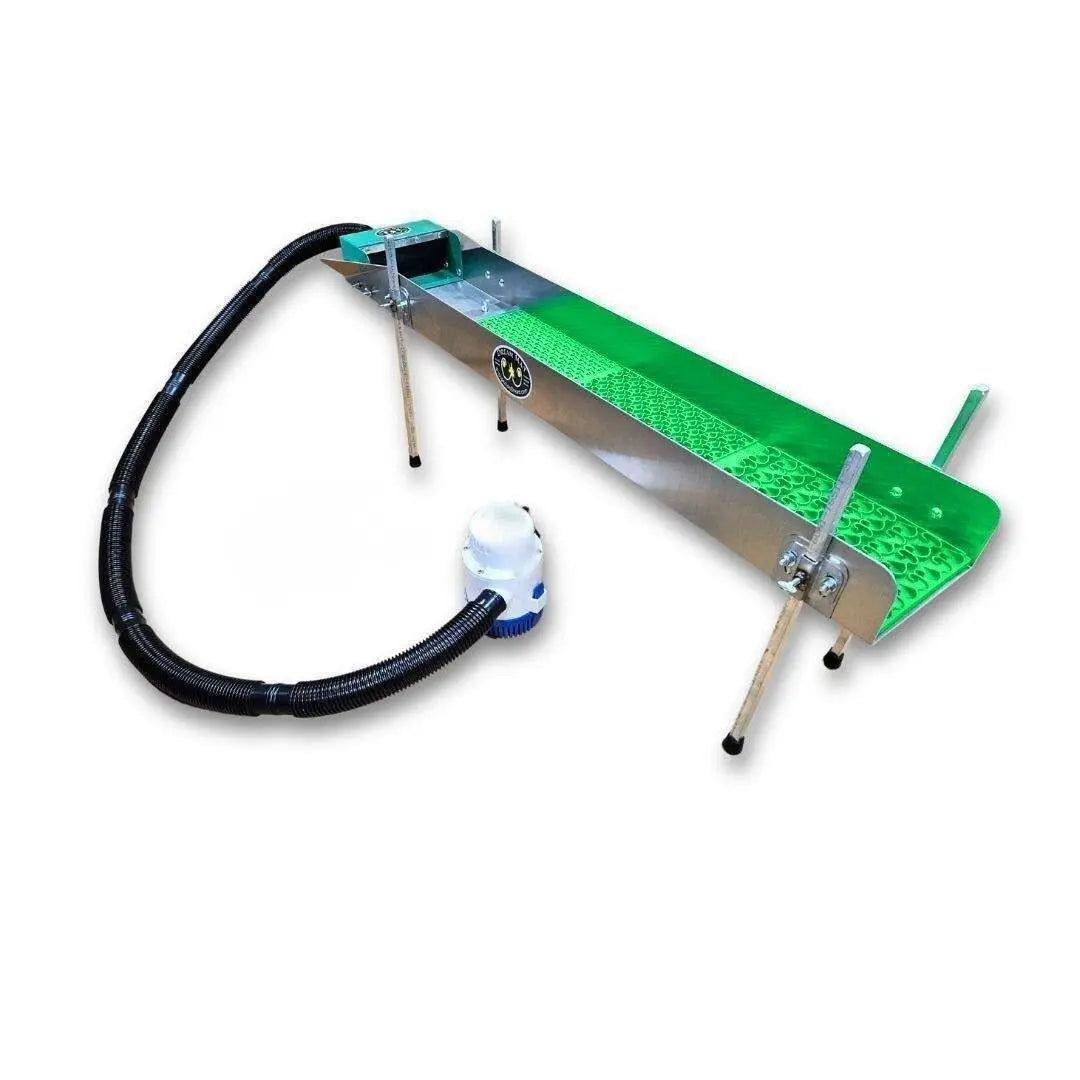 8X47 Power Sluice Box Kit with Dream Mat + 18" leg Kit | Gold Prospecting Equipmen Prospectors Dream