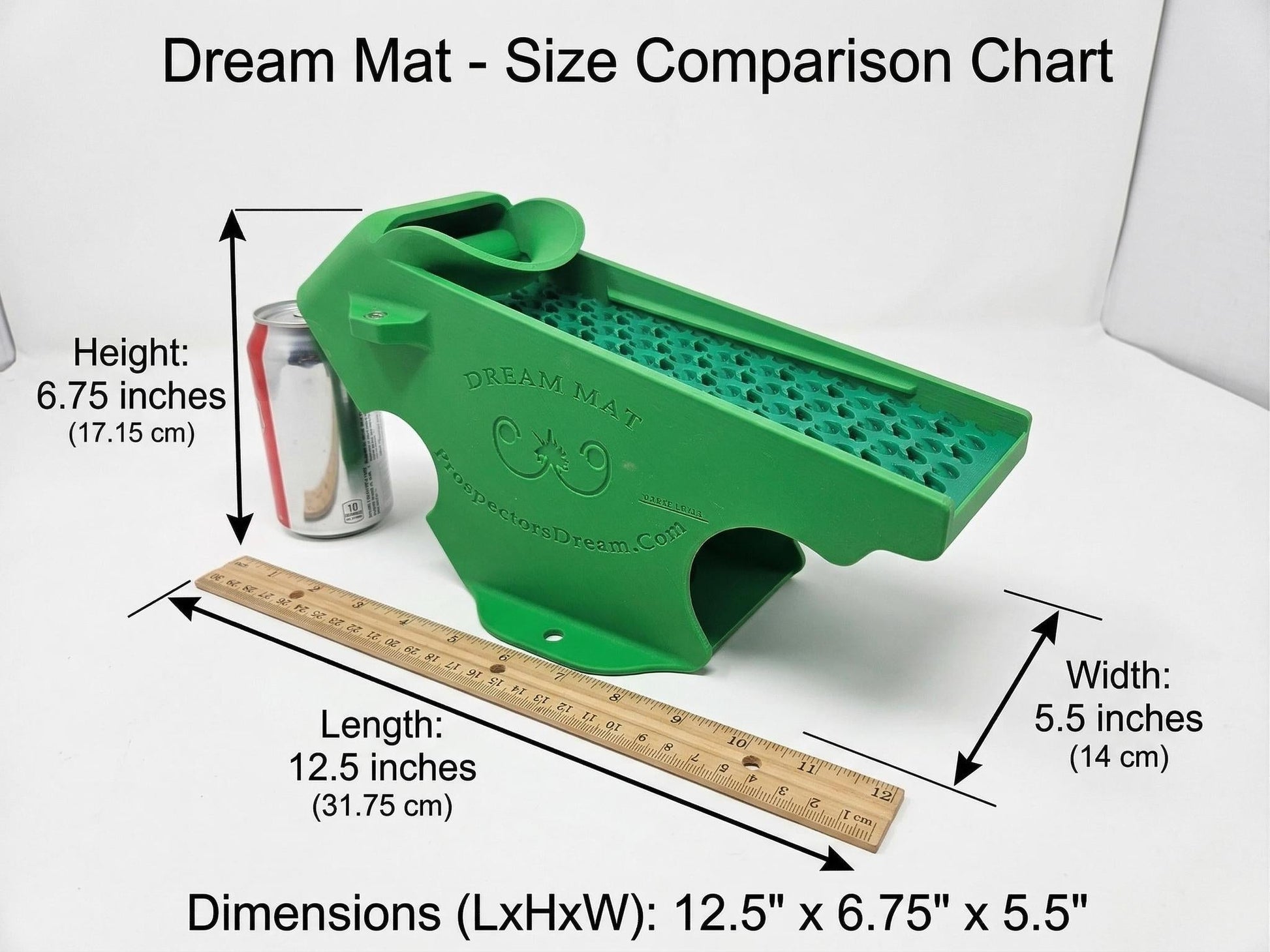 Gold Clean Up Buddy - Dream Mat Exclusive Sluice Box | Gold Prospecting Equipment Prospectors Dream