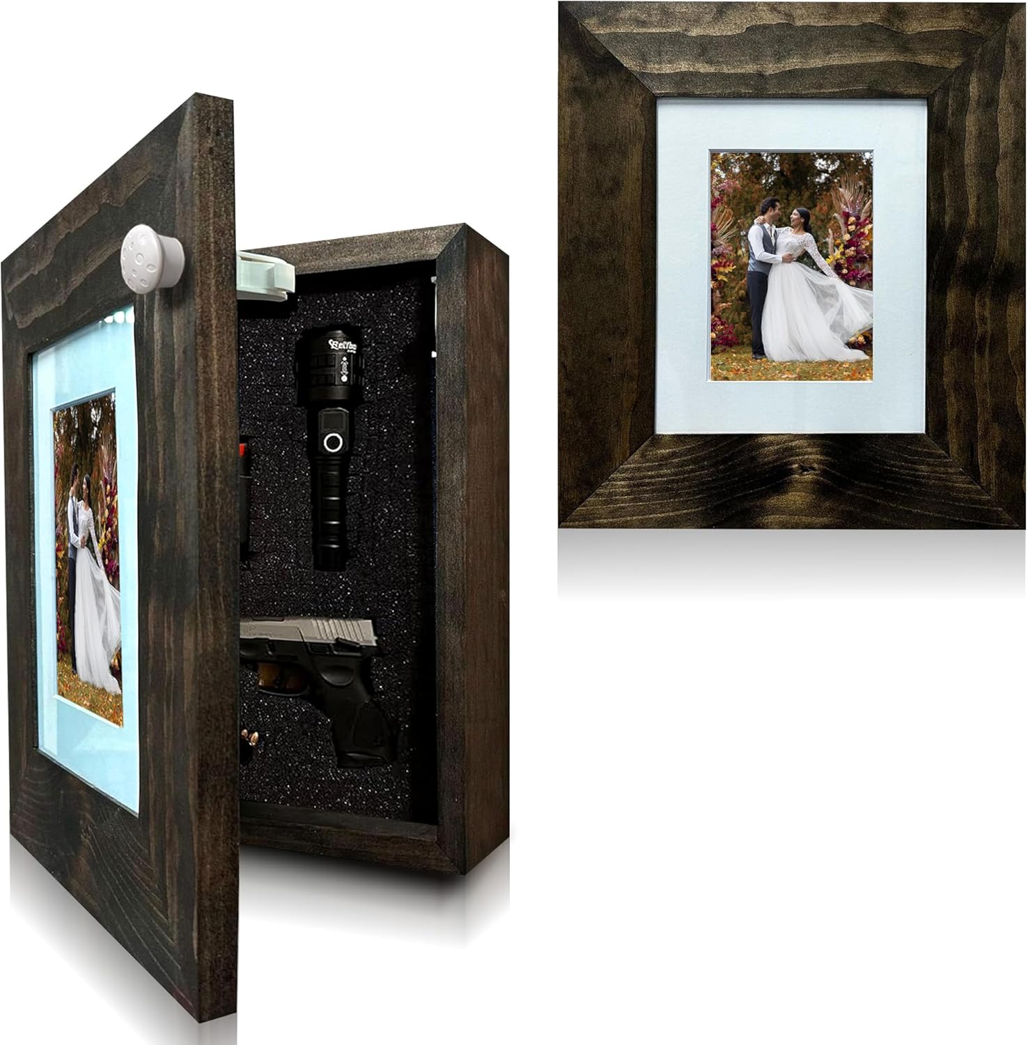 Picture Frame Hidden Gun Storage Cabinet Home Decor Bellewood Designs