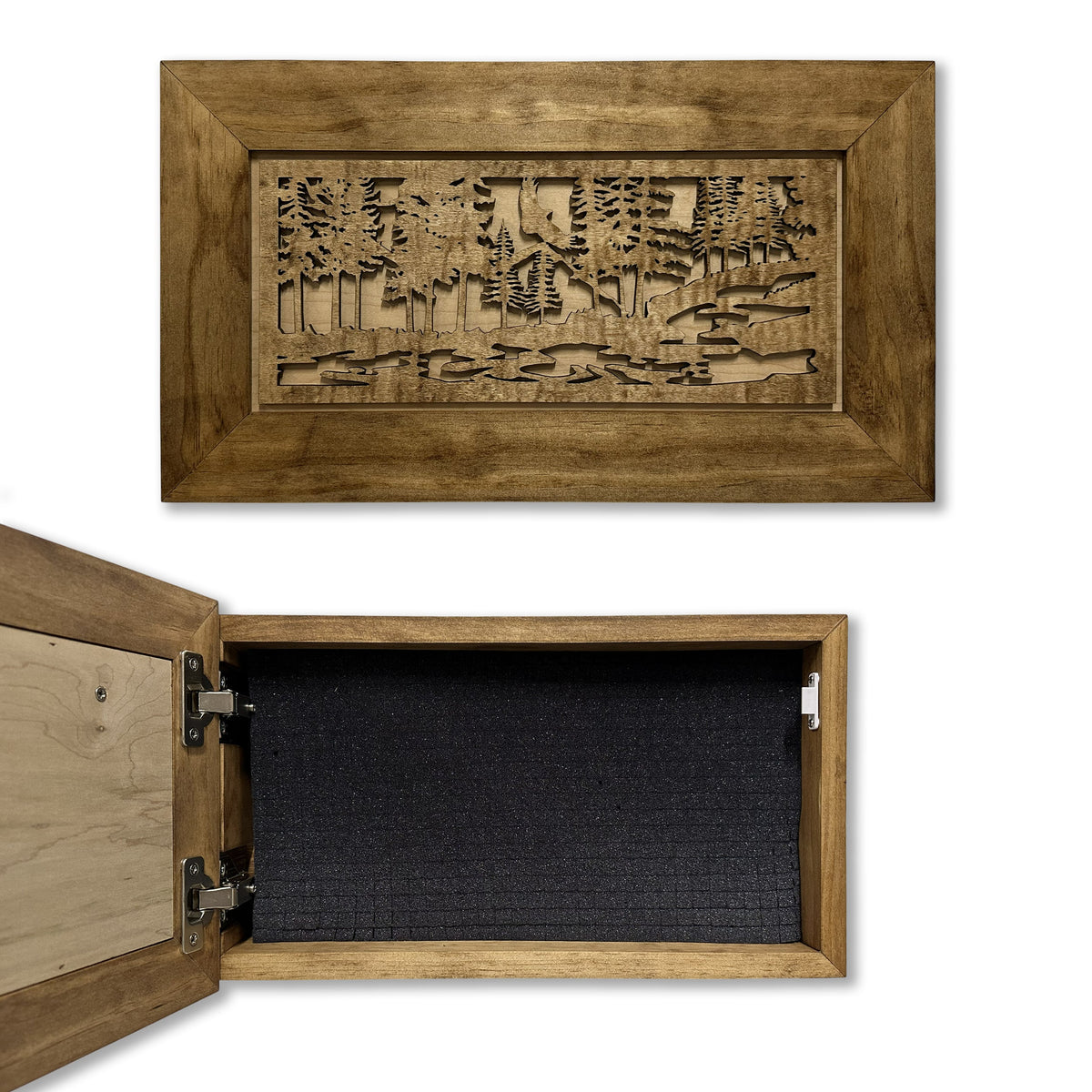Eagle Stream Hidden Gun Cabinet with Magnetic Lock