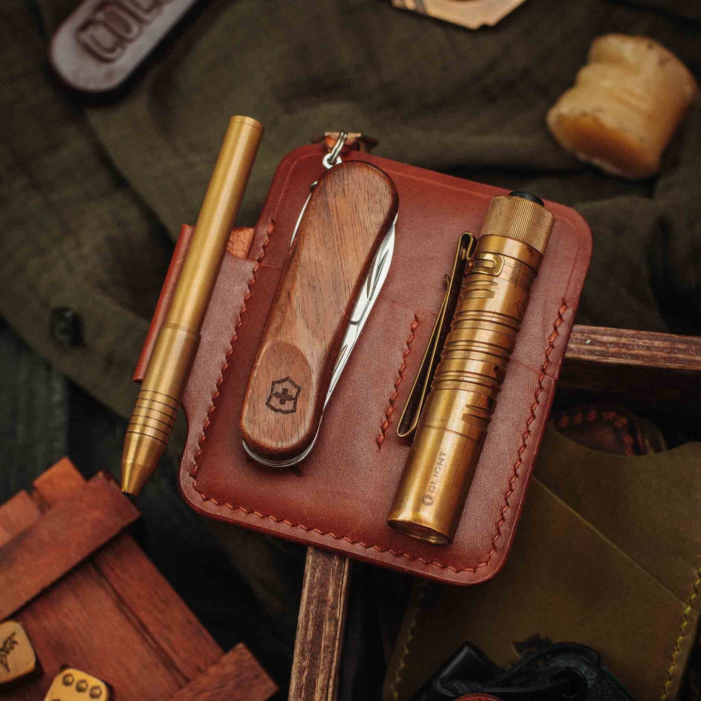 Pirate Goods First Mate Pocket Organizer – Leather EDC Pocket Carrier