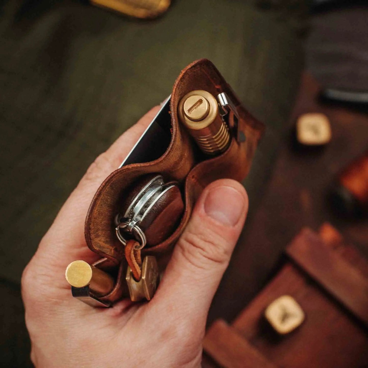 Pirate Goods First Mate Pocket Organizer – Leather EDC Pocket Carrier