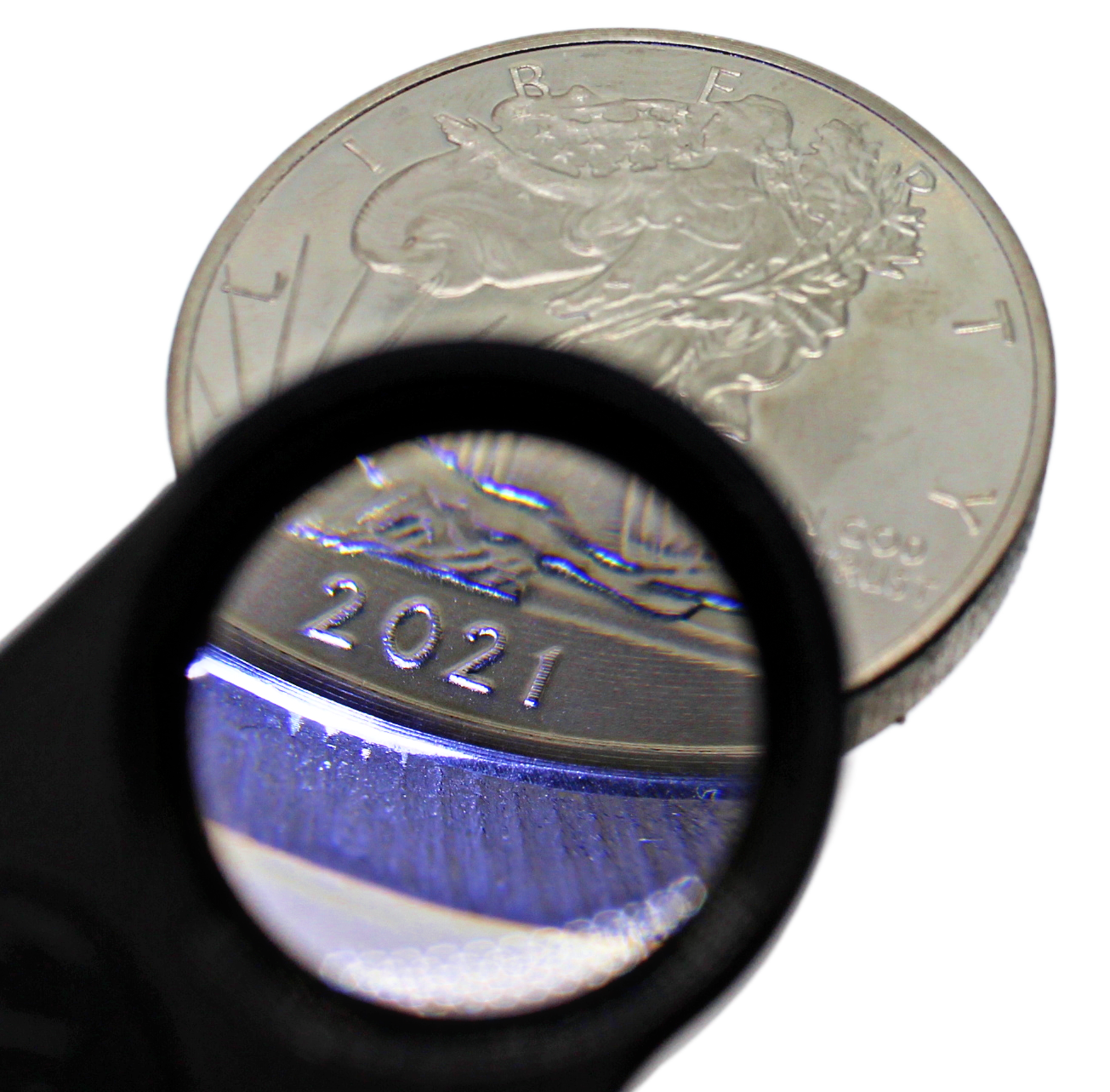 Gold Silver 9K 10K 14K 18K 24K Jewelry Acid Test Kit with N52 Earth Magnet & 30X/60X Led Eye Loupe Magnifier