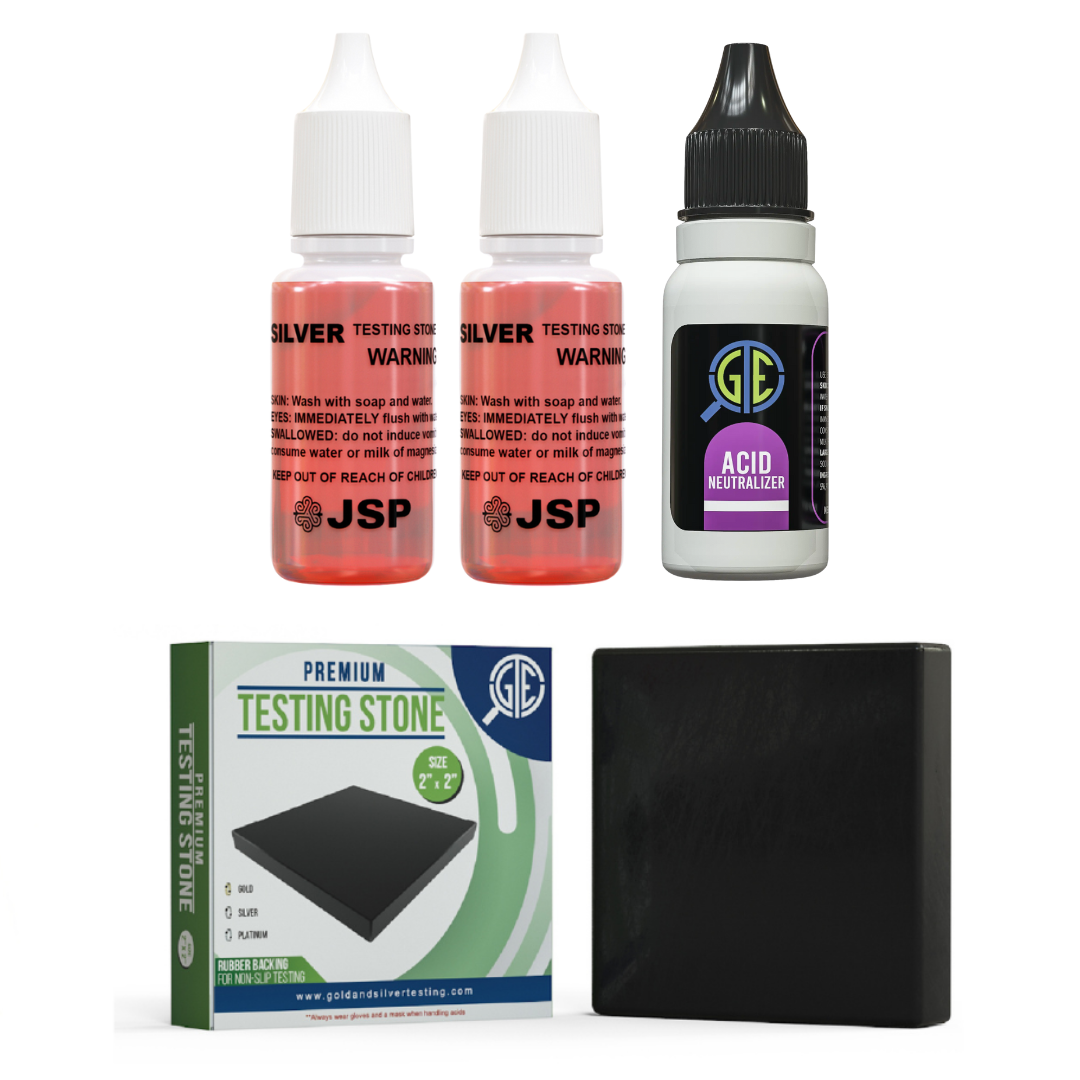 Silver Testing Device Silver Testing Kits & Acid Test Kits for Sterling (.925 & .999) | GTE ...