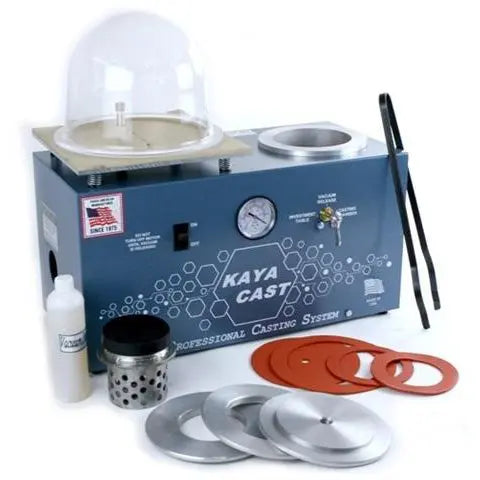 Tabletop Vacuum Investing and Casting Machine System - KAYACAST Pepetools