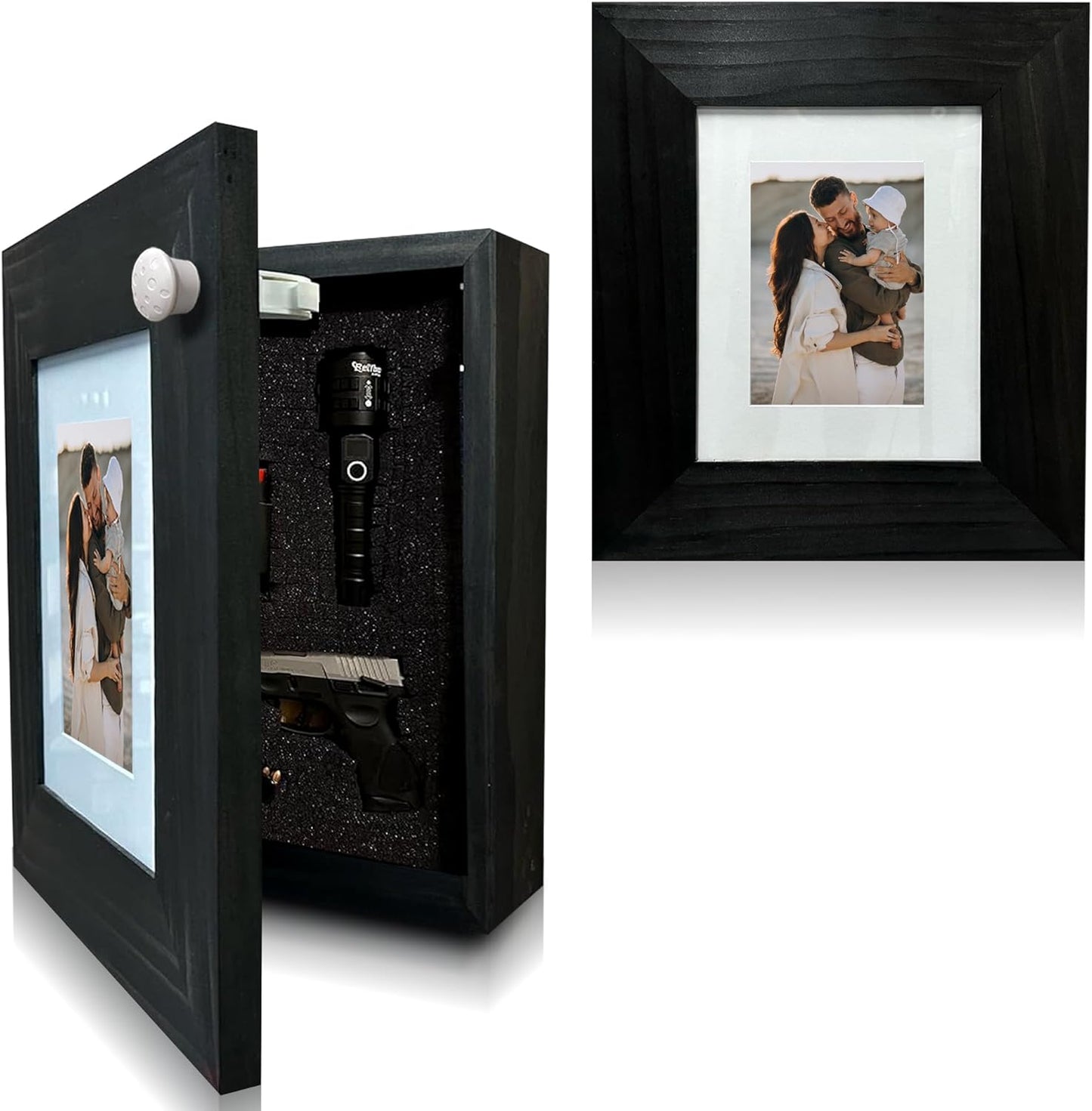 Picture Frame Hidden Gun Storage Cabinet Home Decor Bellewood Designs