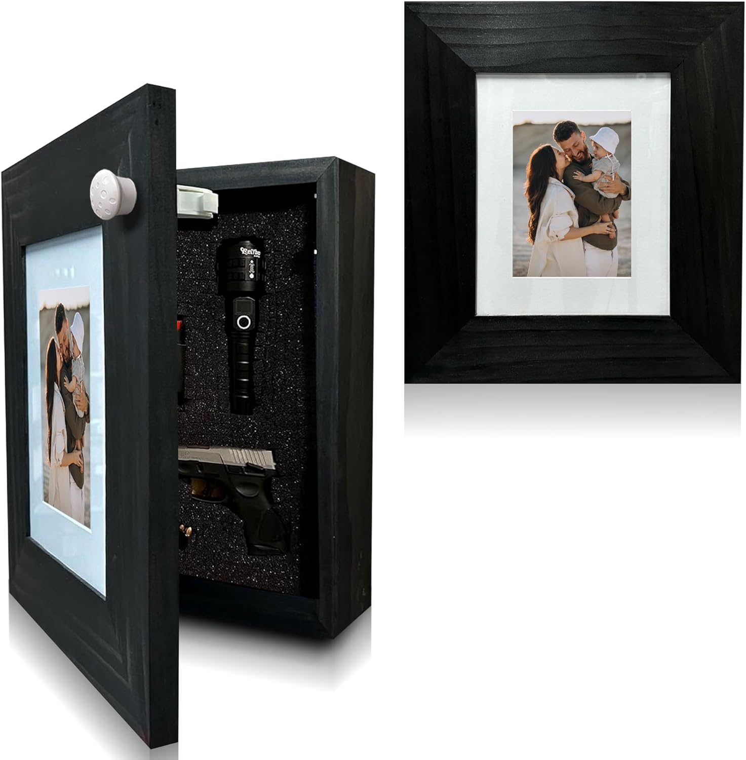 Picture Frame Hidden Gun Storage Cabinet Home Decor Bellewood Designs