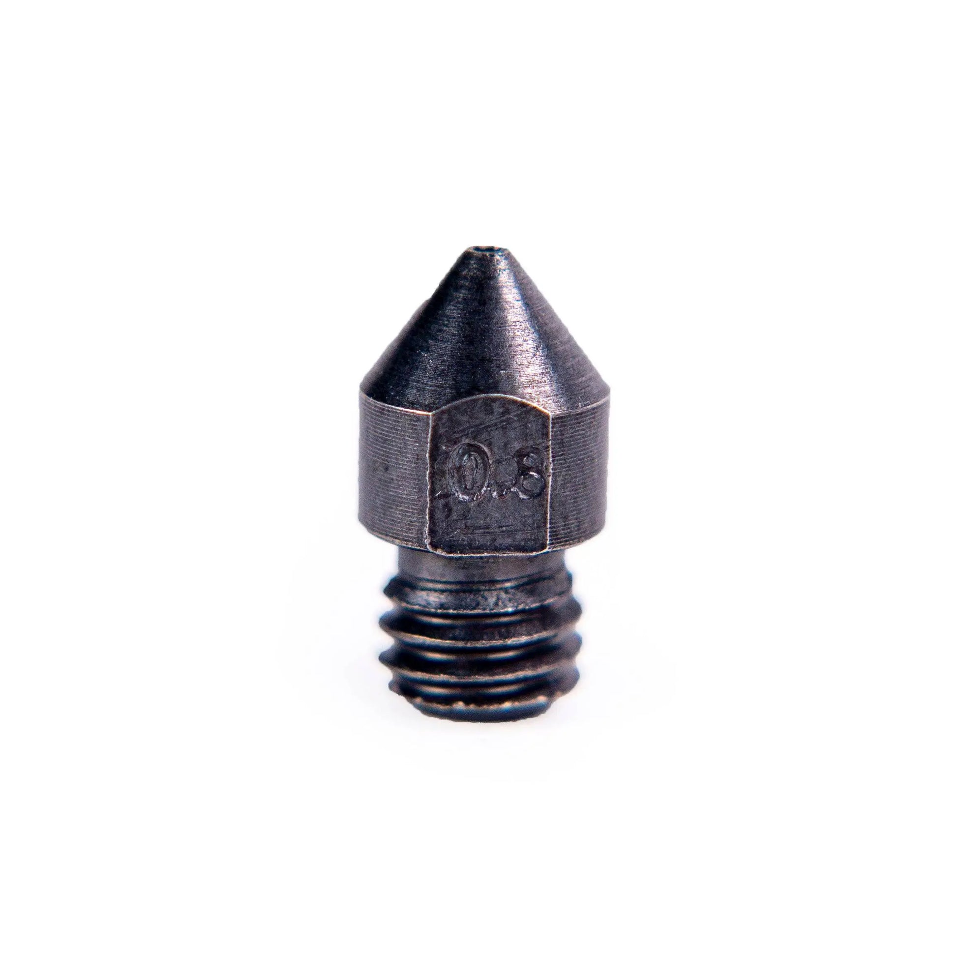Nozzle - MK8 Hardened Steel 0.6/0.8/1.0mm The Virtual Foundry
