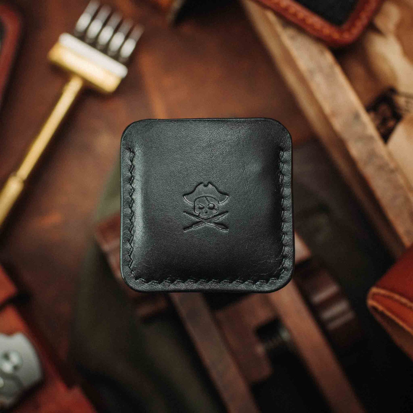 Challenge Coin Holder - Peso Pocket v3 | Leather Coin Case | Handcrafted EDC