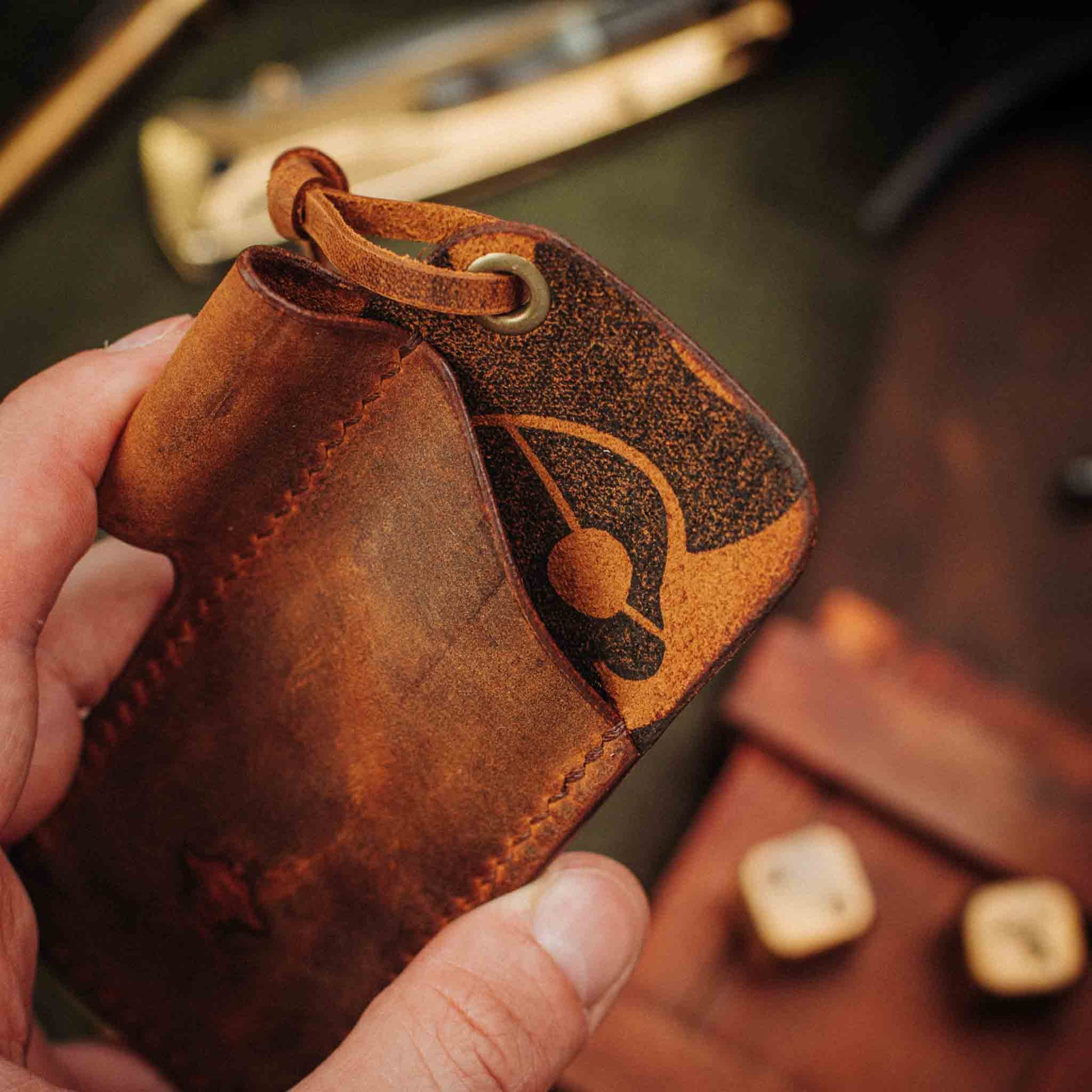 EDC Pocket Organizer - First Mate v3 | Leather Pocket Carrier Pirate Goods