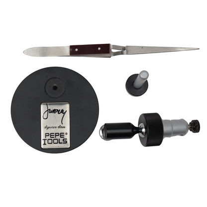 Top view of Whaley Adjustable Third Hand showcasing its adjustable components with a white background